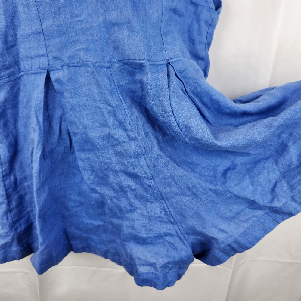 Free People Linen romper size M in EUC - Picture 7 of 7